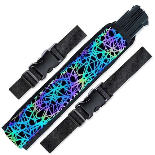 SoJourner Bags Rave Fan Holster - Rave Fan Holder - Rave Festival Zubehör | Handfächerhalter & Oberschenkelholster für Rave Essentials Web - Reflektierend SoJourner Bags Rave Fan Holster - Rave Fan Holder - Rave Festival Zubehör | Handfächerhalter & Oberschenkelholster für Rave Essentials Web - Reflektierend von SoJourner Bags