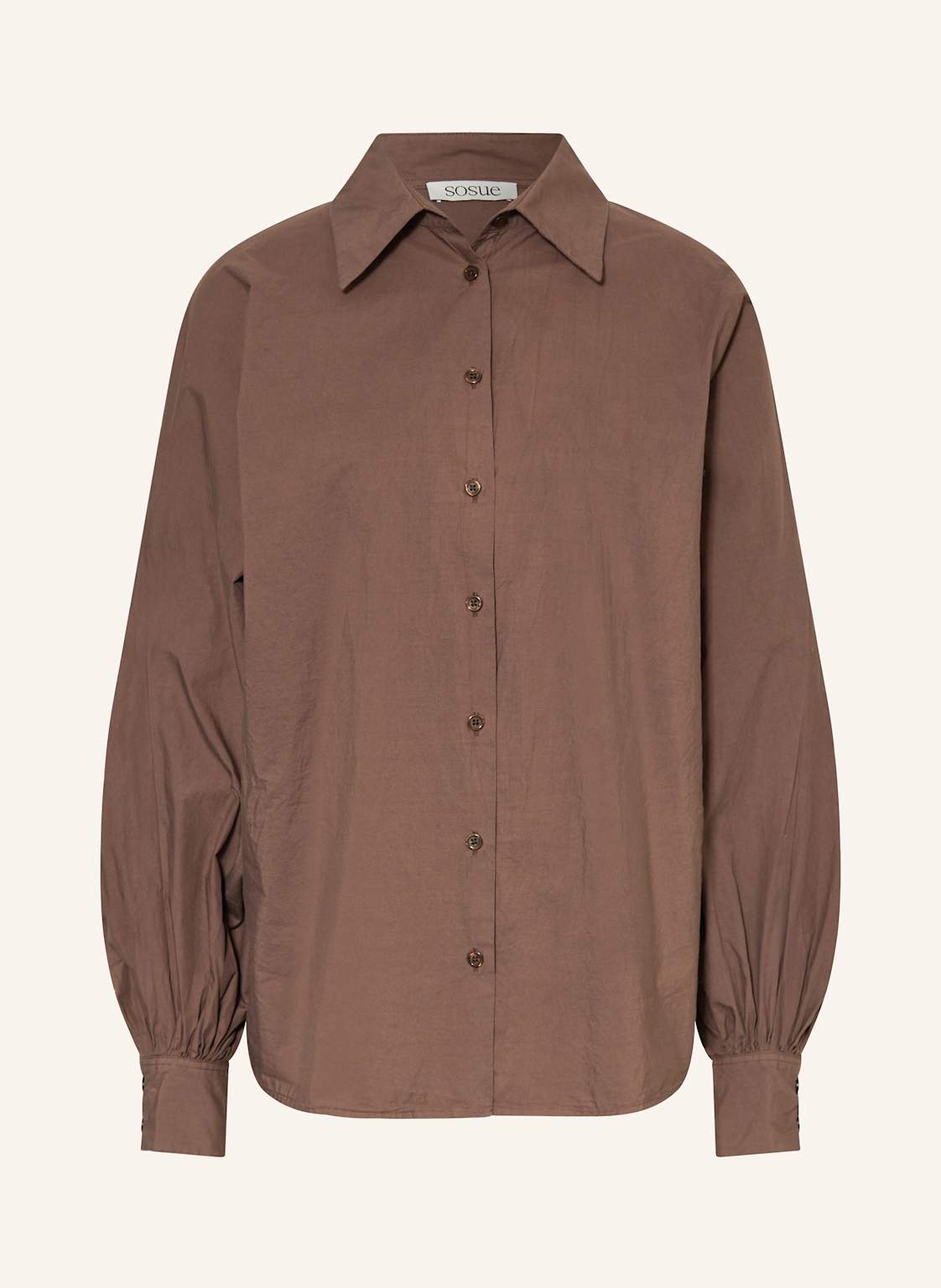Sosue Oversized-Hemdbluse Antonia braun von SoSUE