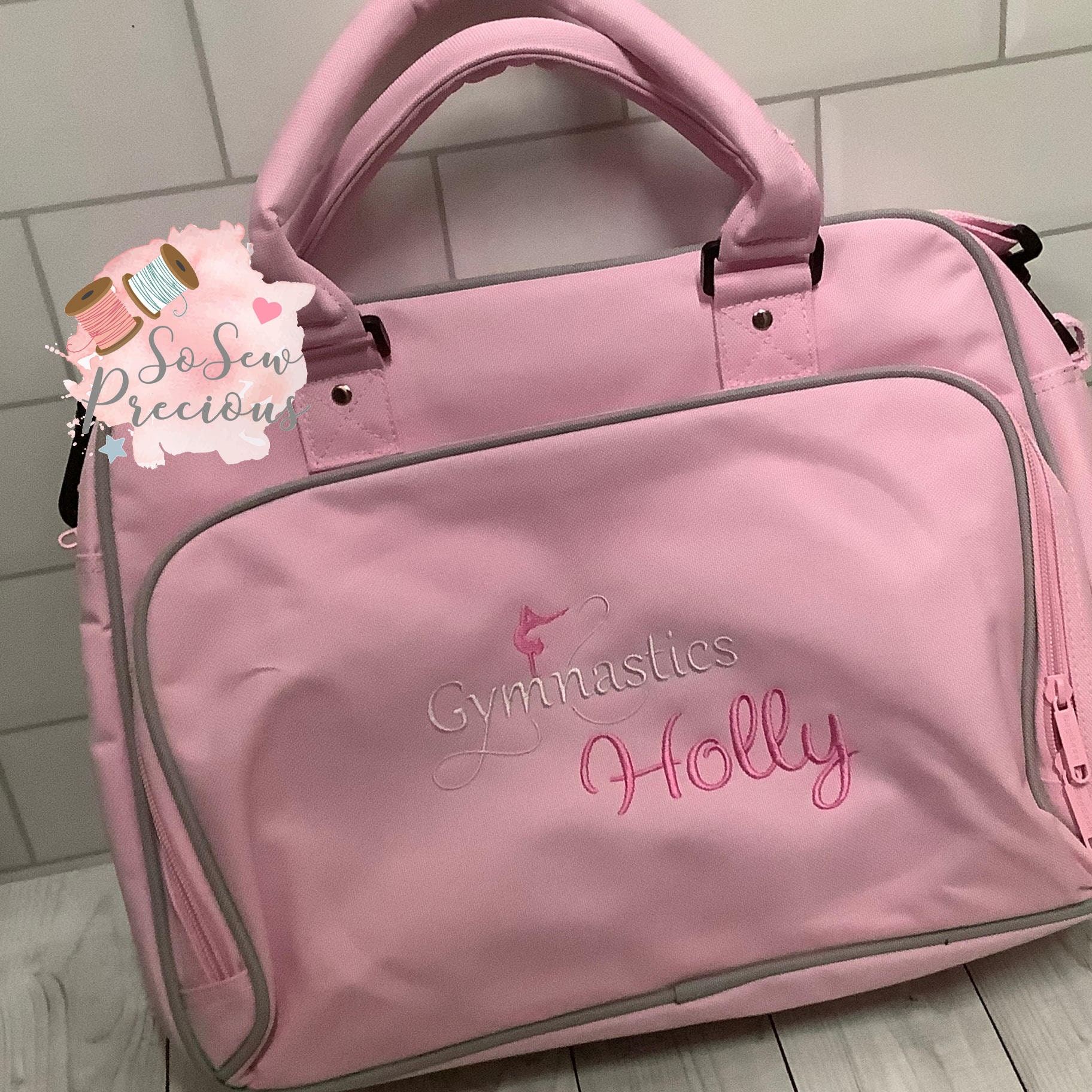 Personalisierte Tanz-Gymnastik-Tasche, Jedes Farbdesign, Personalisierte Balletttasche Personalisierte Tanz-Gymnastik-Tasche, Jedes Farbdesign, Personalisierte Balletttasche von SoSewPreciousGifts