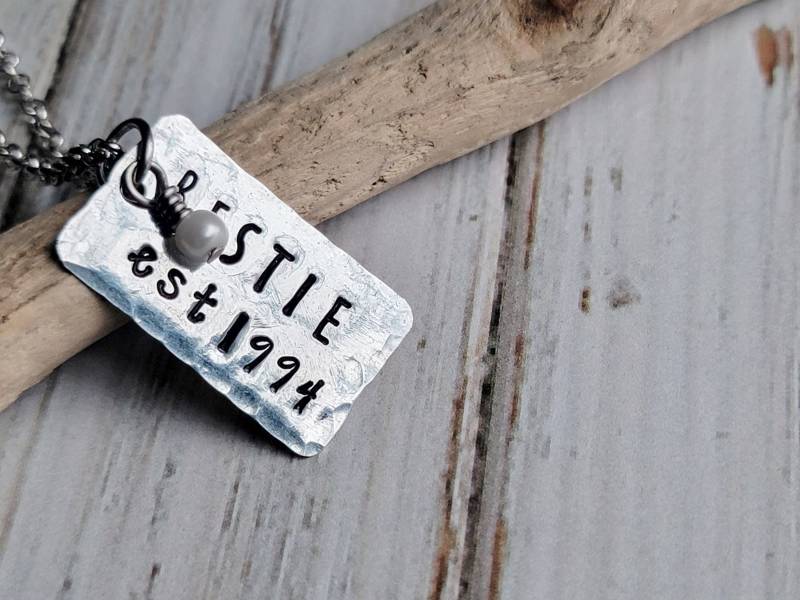 Personalisierte Halskette, Bester Freund Geschenk Für Die Beste Freundin, Schwester Personalisierte Halskette, Bester Freund Geschenk Für Die Beste Freundin, Schwester von SoSimplyQuaint