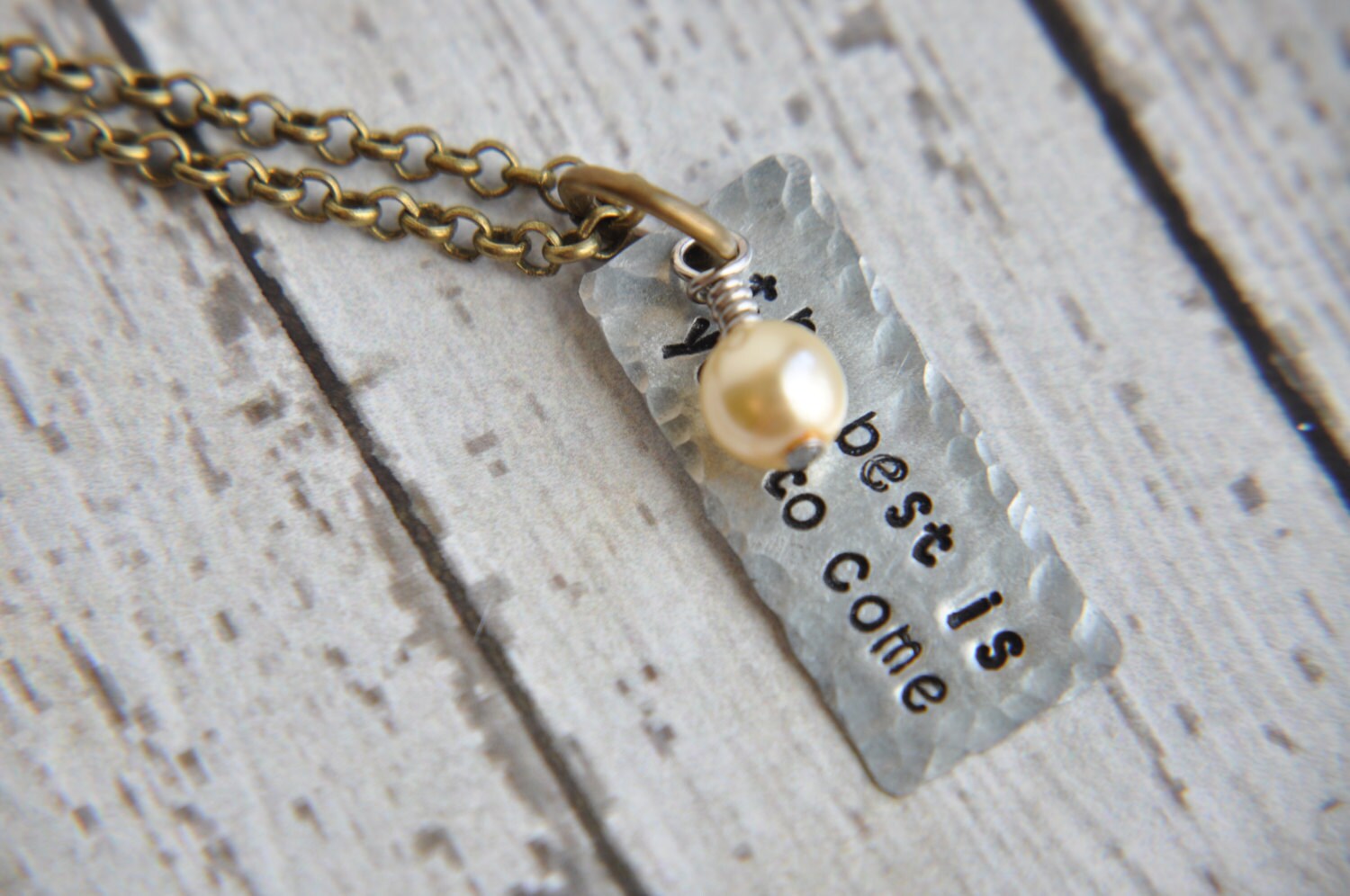 The Best Is Yet To Come Halskette - Motivierender Schmuck Beste Freundin Geschenke Motivierendes Geschenk Inspirierende The Best Is Yet To Come Halskette - Motivierender Schmuck Beste Freundin Geschenke Motivierendes Geschenk Inspirierende von SoSimplyQuaint