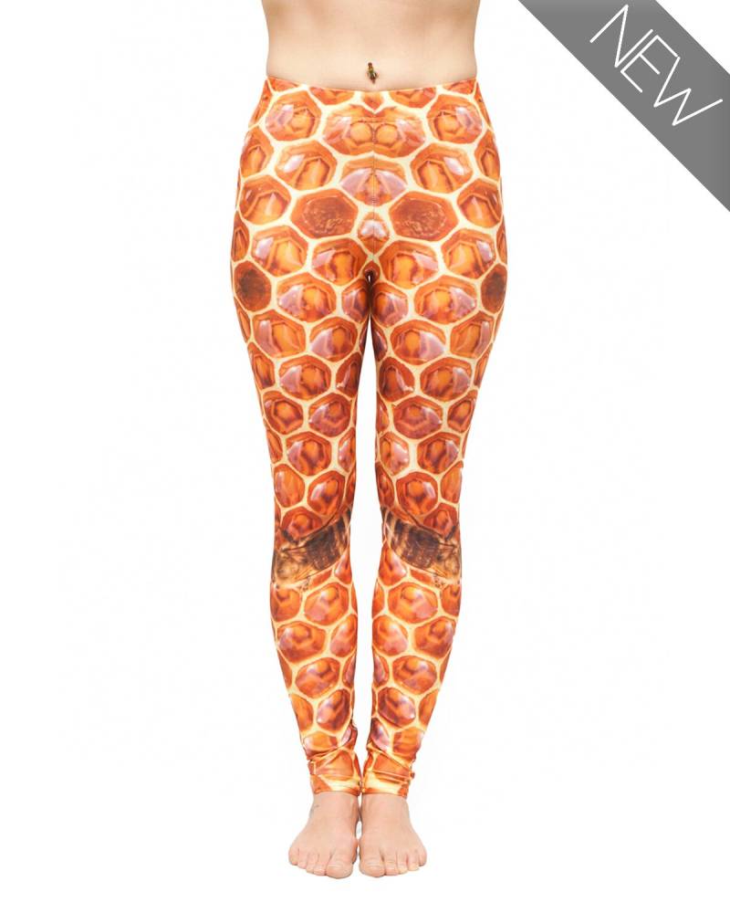 Bienen Knie Waben Leggings von SoTightApparel