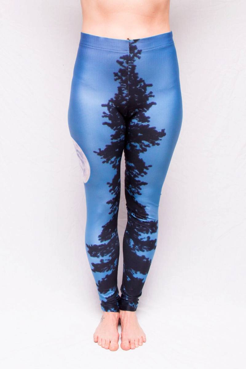 Haida Mond Leggings | Schwarzlicht Reaktive von SoTightApparel