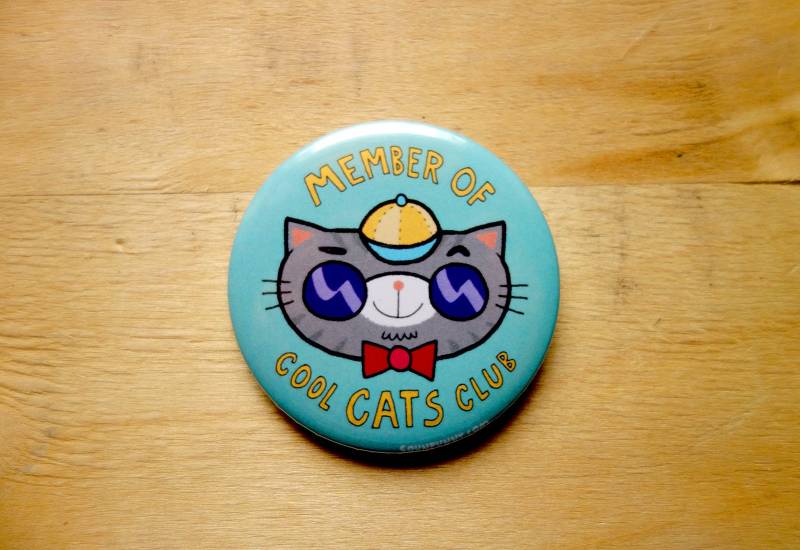 Coole Cats Club Anstecknadel von SoUnfunny