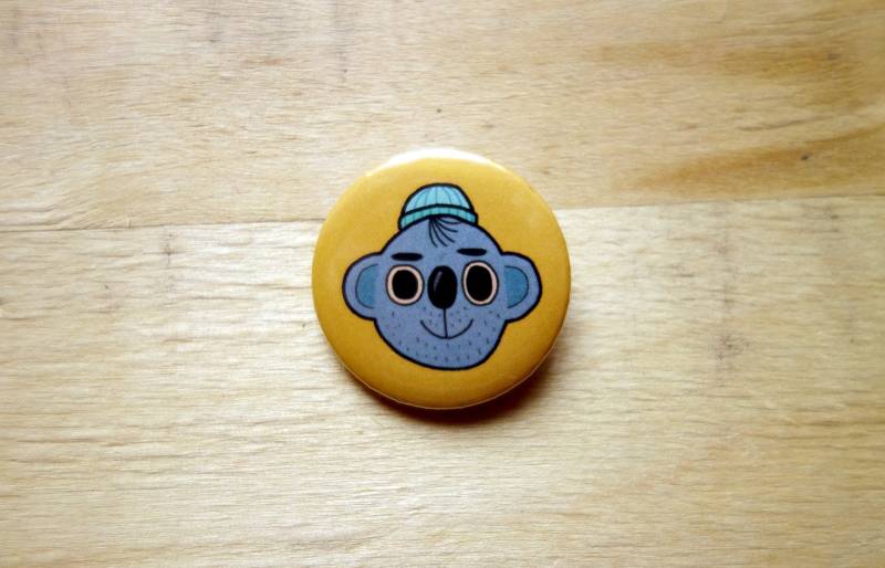 Koala Button Pin von SoUnfunny