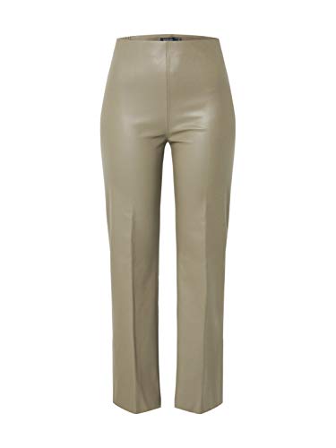 Soaked in Luxury Damen Slkaylee Pu Kickflare Hose, Zweig, L Schlank von Soaked in Luxury