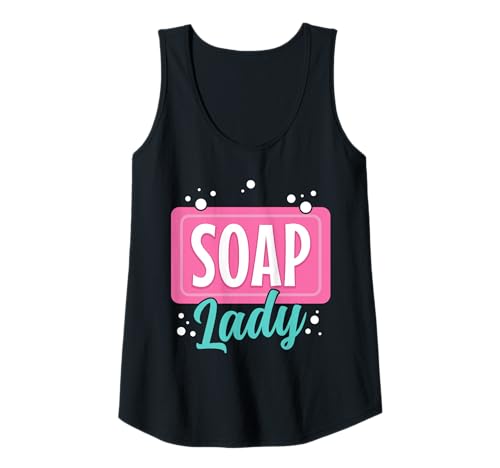 Damen Soap Lady Lustiger Seifenbereiter Tank Top von Soap Making Apparel & Gifts