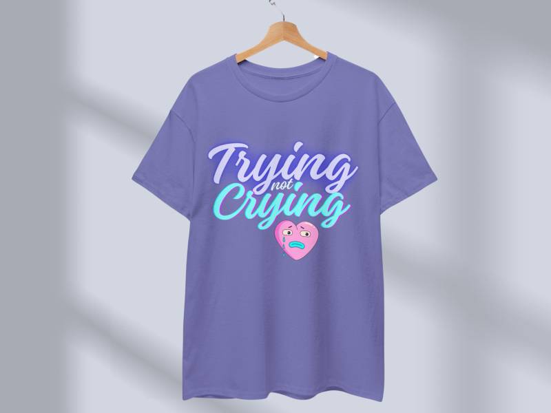 Versuchen Nicht Zu Weinen T-Shirt - Mentale Gesundheit Shirt, Emotionale Unterstützung T-Shirt, Lustige Traurige Mädchen Ästhetik, 100% Baumwolle Versuchen Nicht Zu Weinen T-Shirt - Mentale Gesundheit Shirt, Emotionale Unterstützung T-Shirt, Lustige Traurige Mädchen Ästhetik, 100% Baumwolle von SobbStoryCo