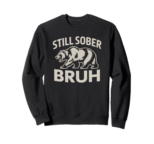 Normalisieren Sie Immer noch nüchterne Bruh Bär Nüchternheit NA Girls Recovery Sweatshirt von Sobear Hope Peace Love AA Lifestyle Award One Year