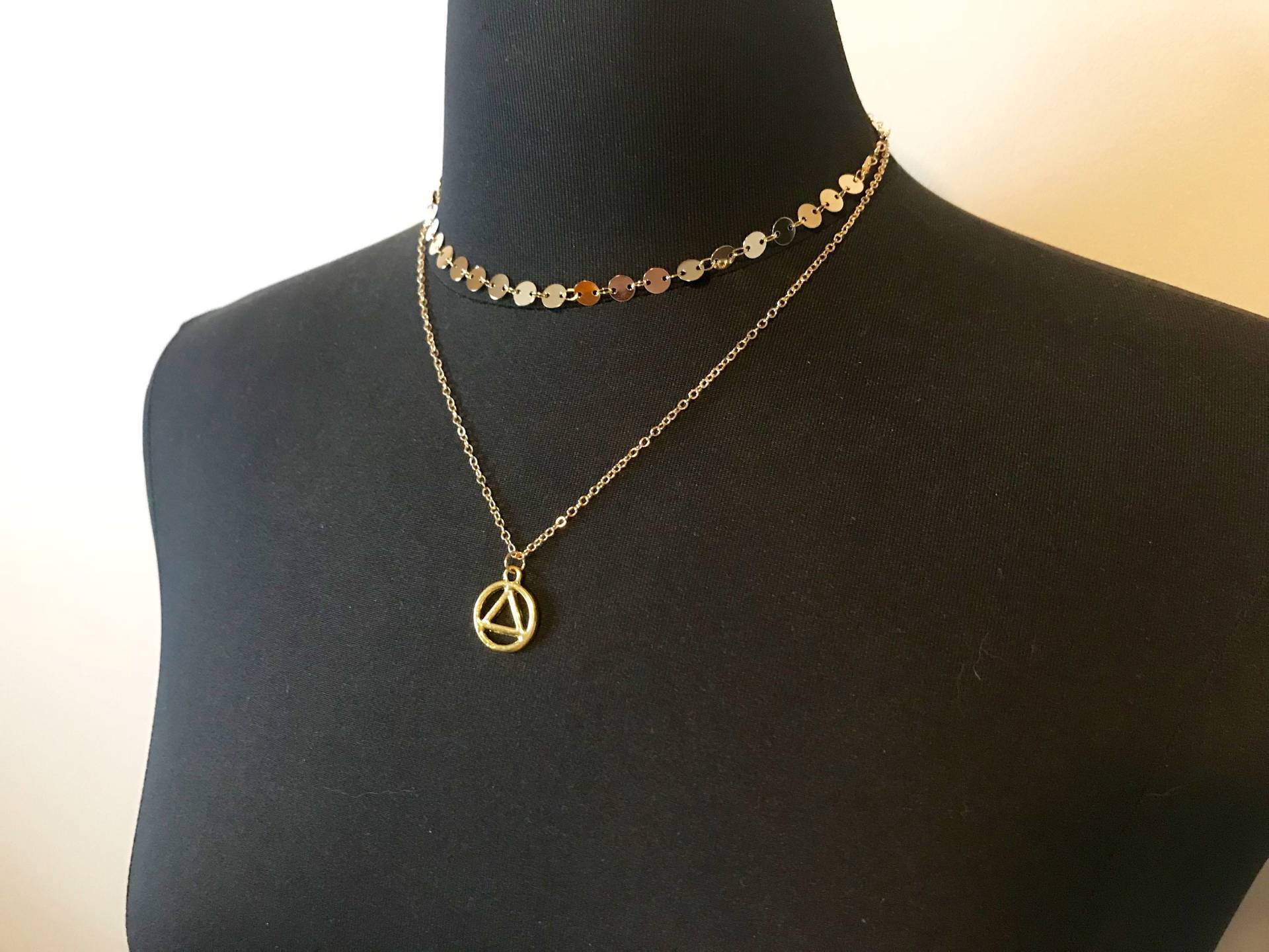 Aa Oder Na Nüchternheit Halskette Gold 4 Sponsor Sponsee Weihnachtsgeschenk Nüchterne Jahrestagsgeschenk Erholung Geschenk 12 Zwölf-Schritt-Schmuck Aa Oder Na Nüchternheit Halskette Gold 4 Sponsor Sponsee Weihnachtsgeschenk Nüchterne Jahrestagsgeschenk Erholung Geschenk 12 Zwölf-Schritt-Schmuck von SobrietyTribe