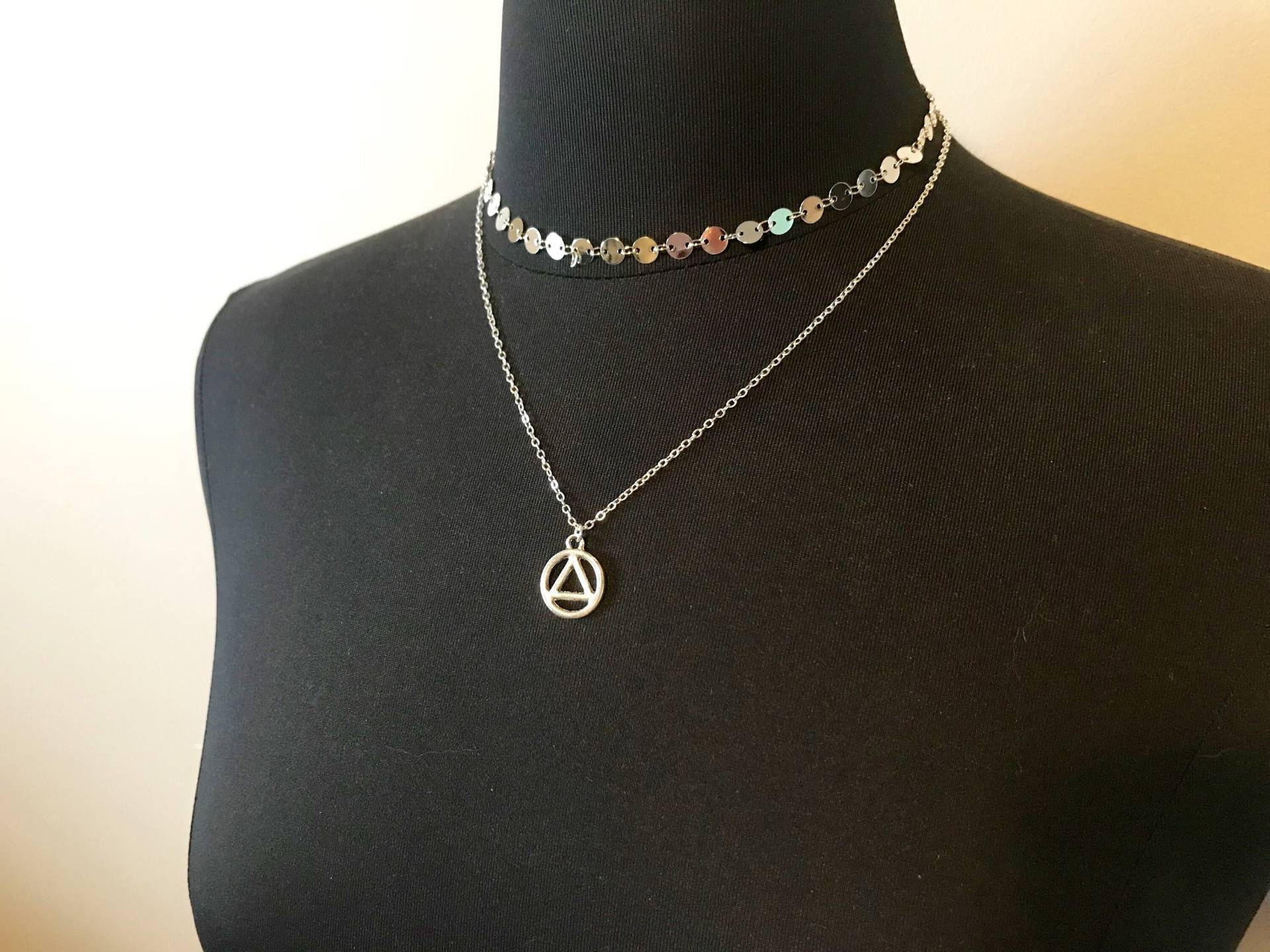 Aa Oder Na Nüchternheit Halskette Silber 4 Sponsor Sponsee Weihnachtsgeschenk Nüchterne Jahrestagsgeschenk Erholung Geschenk 12 Zwölf Schritt Aa Oder Na Nüchternheit Halskette Silber 4 Sponsor Sponsee Weihnachtsgeschenk Nüchterne Jahrestagsgeschenk Erholung Geschenk 12 Zwölf Schritt von SobrietyTribe
