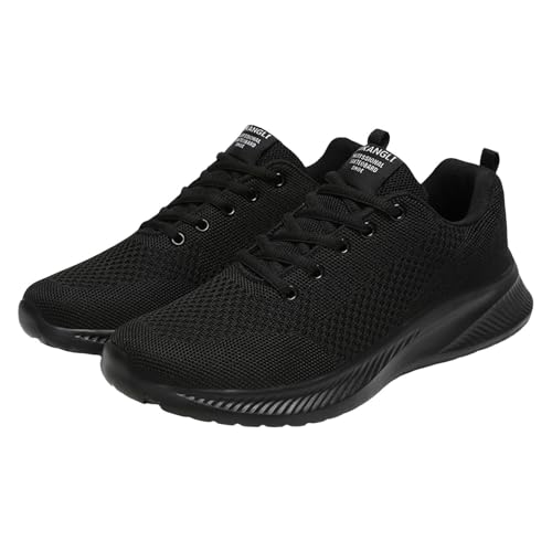 Schuhe Herren Sneaker Gedämpft, Turnschuhe Leicht, Hallenschuhe Rutschfeste Joggingschuhe Mesh Gym Schuhe Sportlich Stoff Sneaker Bequeme Walkingschuhe für Gehen von Sobzia