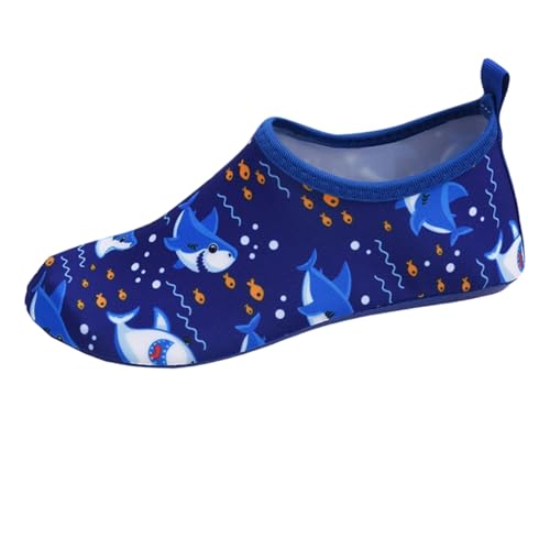Sobzia Aquaschuhe Kinder,Badeschuhe Kinder Jungen Mädchen Wasserschuhe Strandschuhe Surf Atmungsaktiv Schwimmschuhe Aquaschuhe Schnell Trocknend rutschfeste Barfussschuhe Neoprenschuhe (Blau,35) von Sobzia