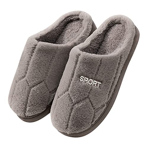 Sobzia Hausschuhe Damen,Hausschuhe Damen Winter Herren Weiche Leichte Pantoffeln Bequem Warme Slipper Plüsch rutschfest Filzhausschuhe von Sobzia
