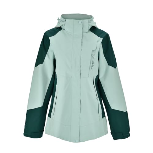 Sobzia Jacke Damen Winter,Skijacke Damen 3 in 1 Outdoor Schwarz Winter Skijacke Outdoorjacke Warm Reduziert Winterjacke Anorak Wasserdicht Grosse Grössen Snowboardjacke Wintermantel von Sobzia