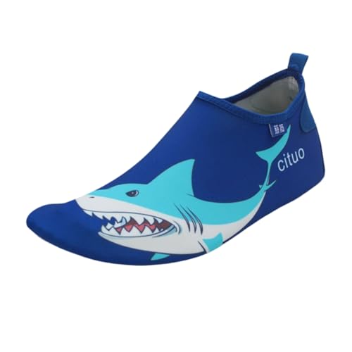 Sobzia Strandschuhe Kinder,Badeschuhe Kinder Jungen Mädchen Strandschuhe Aquaschuhe Surf rutschfeste Schwimmschuhe Wasserschuhe Atmungsaktiv Schnell Trocknend Barfussschuhe Neoprenschuhe (Grün,27) von Sobzia