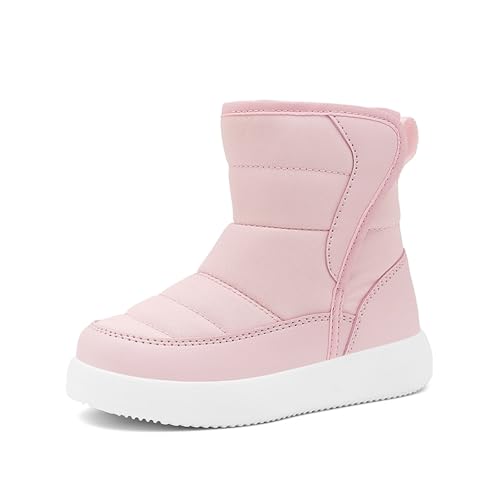 Sobzia snow boots jungen, Snow Boots Mädchen Gefüttert: Warm Plus Samt Baumwollschuhe Winterschuhe Rutschfest Thermo Jungen Schneestiefel Herbst/Winter Kinderstiefel Warme Sneaker Gr.26-35 von Sobzia