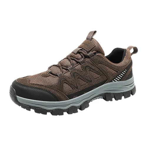 Wanderschuhe Herren,Wanderschuhe Herren Wasserdicht Breite Füße Outdoor Schuhe Sportschuhe rutschfeste Bergschuhe Trekkingschuhe Leichte Sneaker für Camping, Wandern (Blau,41) von Sobzia