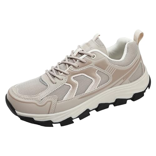 Wanderschuhe Herren Wasserdicht,Wanderschuhe Herren Wasserdicht Leichte Outdoor Schuhe Trekkingschuhe rutschfeste Sportschuhe Bergschuhe Breite Füße Sneaker für Camping, Wandern (Grau,41) von Sobzia