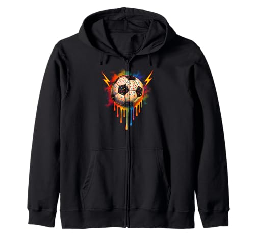 Soccer Drip Fußballspieler Cooler Fußballball Drip für Teenager für Jungen Kapuzenjacke Soccer Drip Fußballspieler Cooler Fußballball Drip für Teenager für Jungen Kapuzenjacke von Soccer Fanatic Co.
