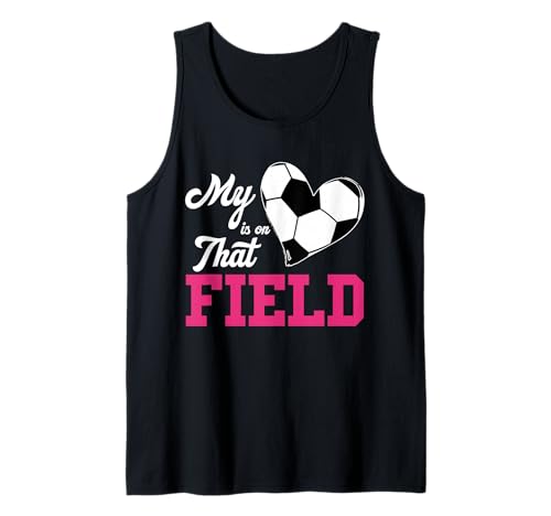 Fußball-Mama Mein Herz ist auf dem Feld Tank Top von Soccer Mom - Apparel & Gifts