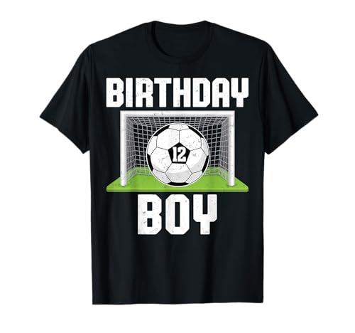 12th Birthday Soccer Lover Sports 12 Years Old Birthday Boy T-Shirt von Soccer Player 12th Birthday Gifts Co.
