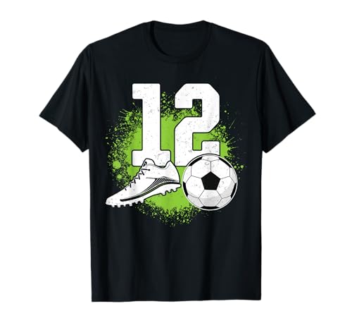 12th Birthday Soccer Lover Sports 12 Years Old Boys Girls T-Shirt 12th Birthday Soccer Lover Sports 12 Years Old Boys Girls T-Shirt von Soccer Player 12th Birthday Gifts Co.