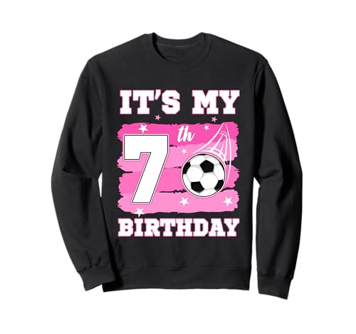 Es ist Mein 7. Geburtstag Fußball-Thema 7 Year Old Girl Bday Sweatshirt Es ist Mein 7. Geburtstag Fußball-Thema 7 Year Old Girl Bday Sweatshirt von Soccer Theme 7 Year Old Birthday Girl Gift