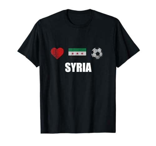Syrien Fußballtrikot – Syrien Fußballtrikot T-Shirt von Soccer & Football Love Shirts