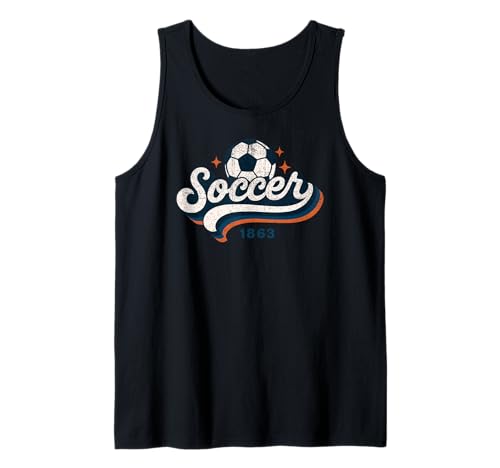 Fußball 1863 Sport Varsity Fußball Vintage Jungen Mädchen Tank Top Fußball 1863 Sport Varsity Fußball Vintage Jungen Mädchen Tank Top von SoccerAxis1