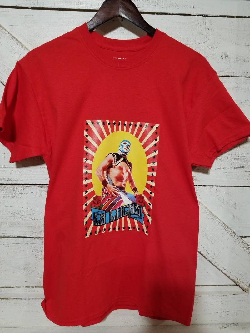 Huracan Ramirez - Lucha Libre Luchador Mexiko 100 % Baumwolle T-Shirt von SoccerCity