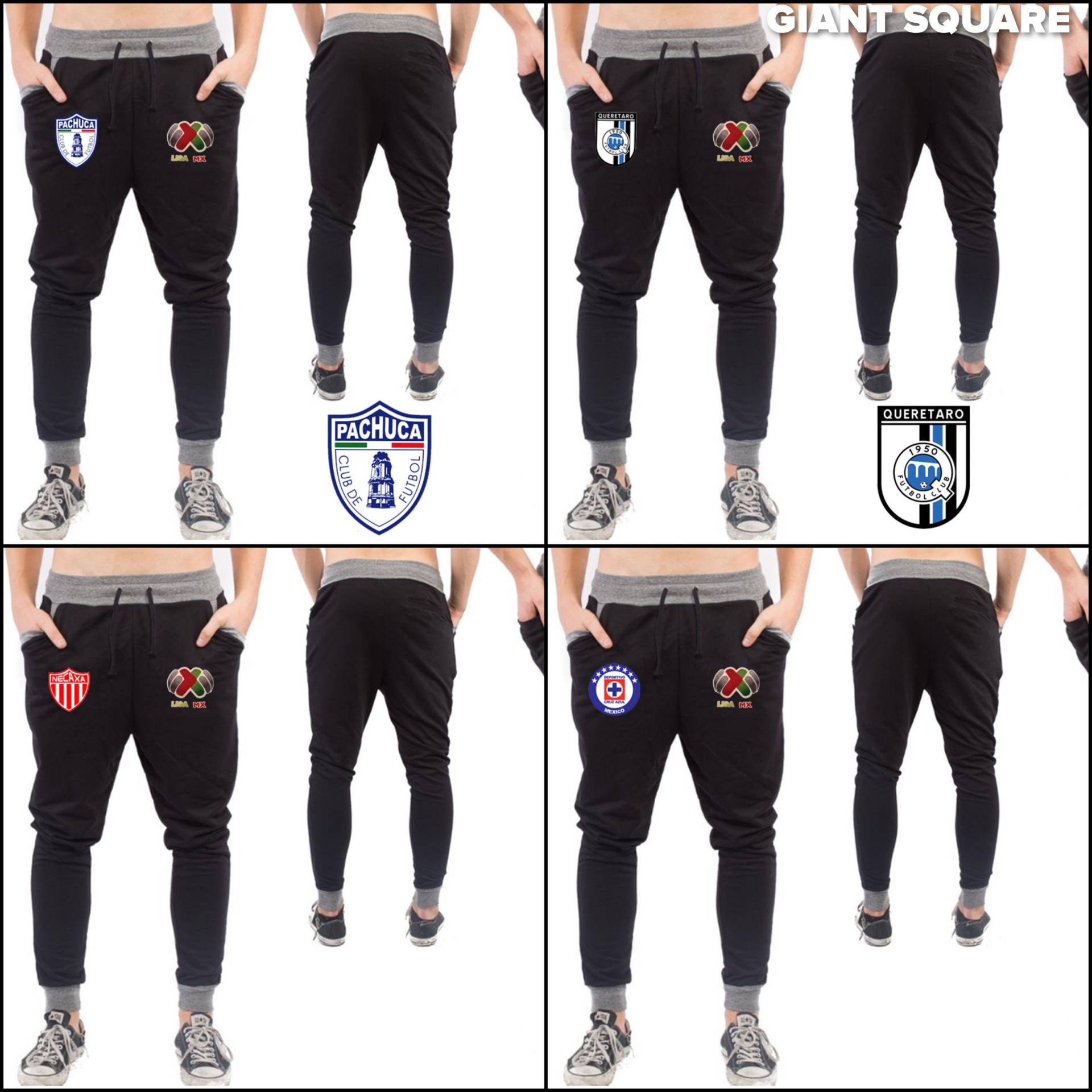 Cruz Azul, Necaxa, Queretaro, Pachuca Liga Mx Joggers Jogginghose Sweatshirt Workout Farbe Ganz Schwarz Erhältlich Cruz Azul, Necaxa, Queretaro, Pachuca Liga Mx Joggers Jogginghose Sweatshirt Workout Farbe Ganz Schwarz Erhältlich von Soccerpatches