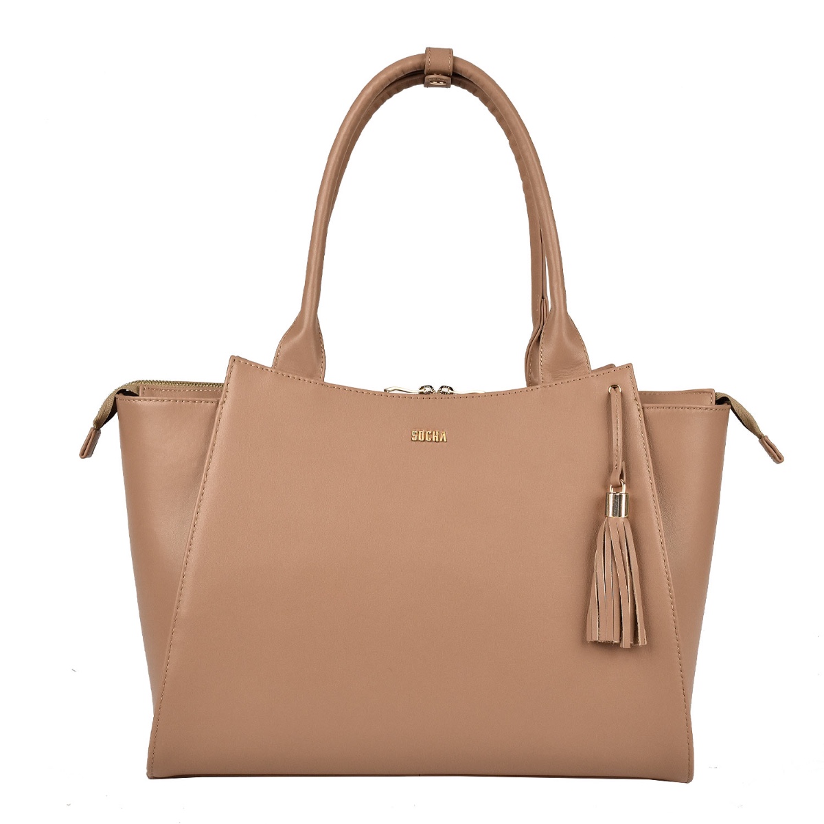 Socha Diamond Caddy 15″-17.3″ Laptop Bag-Camel von Socha