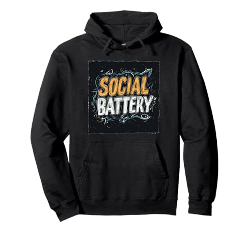 Nice Social Battery Spruch für Erwachsene und Kinder Pullover Hoodie Nice Social Battery Spruch für Erwachsene und Kinder Pullover Hoodie von Social Battery Outfit