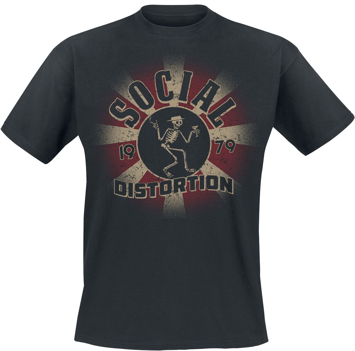 Social Distortion Eclipse T-Shirt schwarz in L von Social Distortion