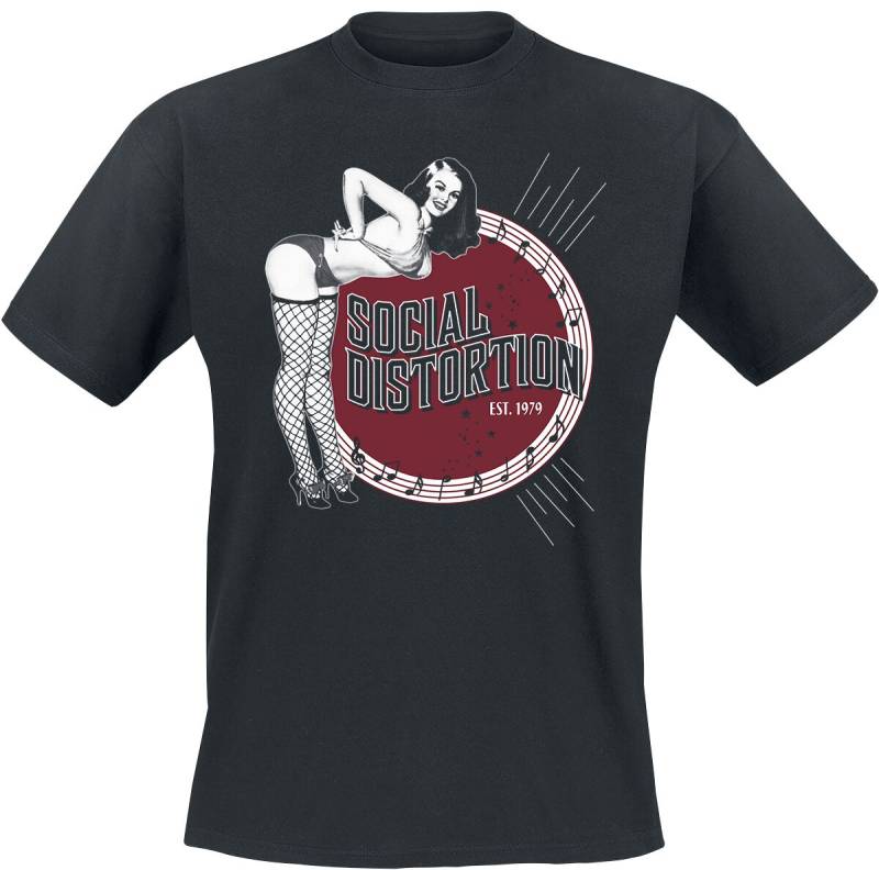 Social Distortion Musical Review T-Shirt schwarz in 3XL von Social Distortion