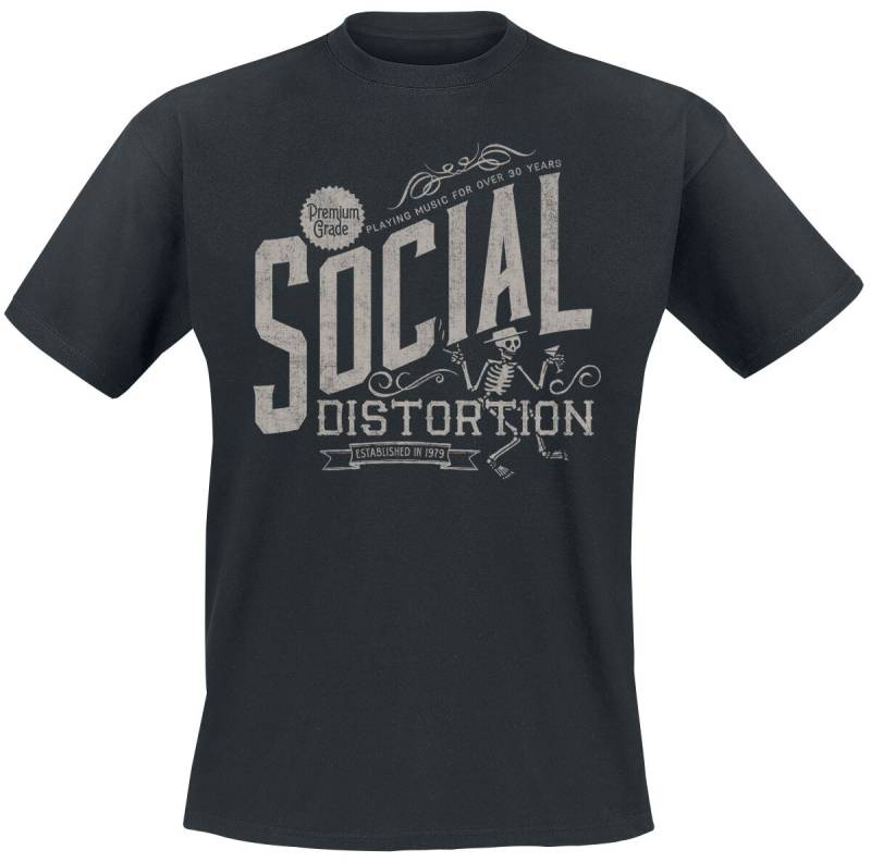 Social Distortion Premium Grade T-Shirt schwarz in M von Social Distortion
