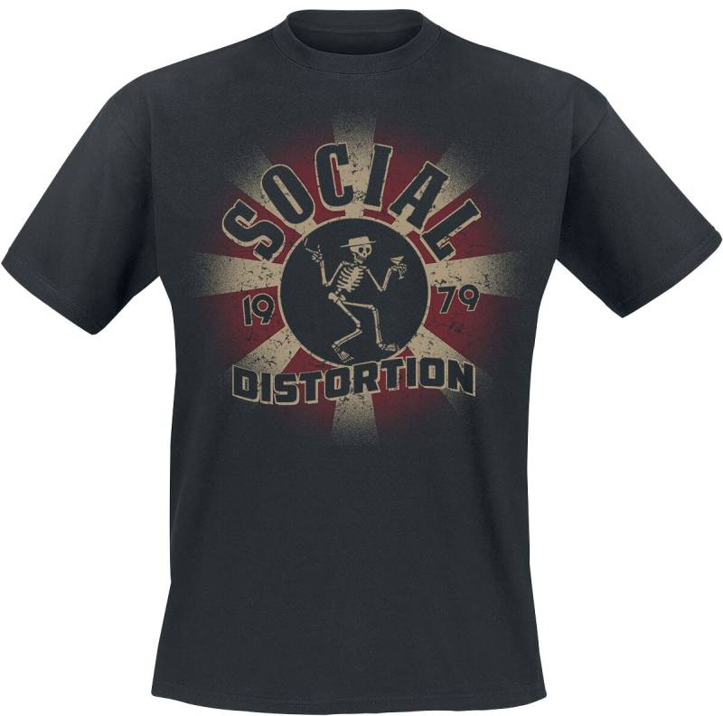 Social Distortion T-Shirt - Eclipse - M bis 3XL - für Männer - Größe M - schwarz  - Lizenziertes Merchandise! von Social Distortion