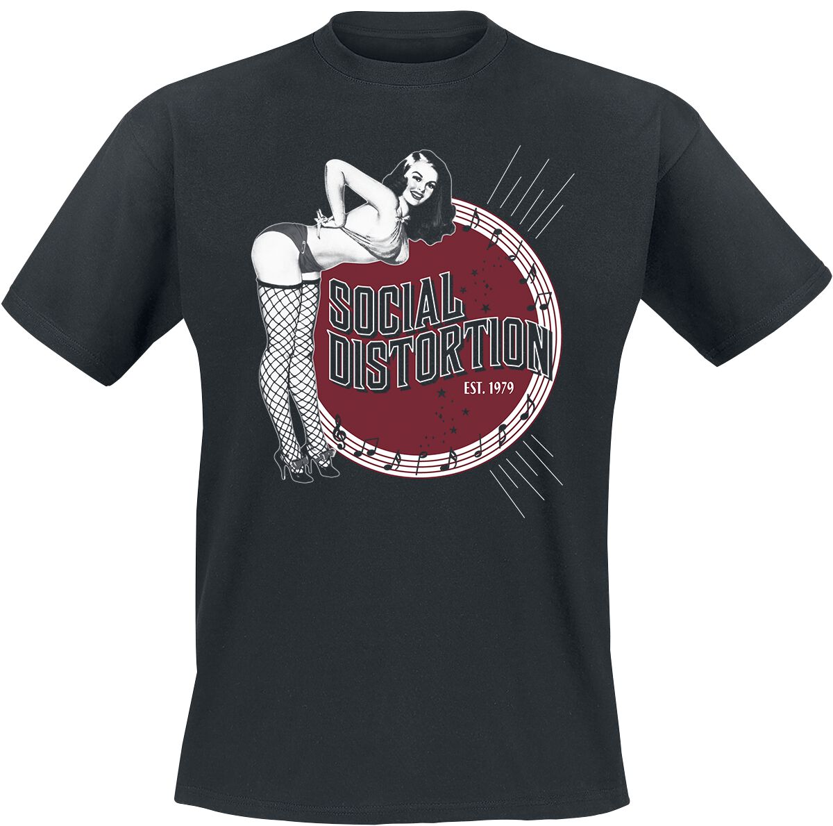 Social Distortion T-Shirt - Musical Review - M bis 3XL - für Männer - Größe XL - schwarz - Lizenziertes Merchandise! Social Distortion T-Shirt - Musical Review - M bis 3XL - für Männer - Größe XL - schwarz - Lizenziertes Merchandise! von Social Distortion
