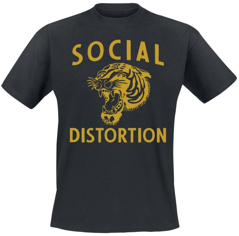 Social Distortion Tiger T-Shirt schwarz in M von Social Distortion