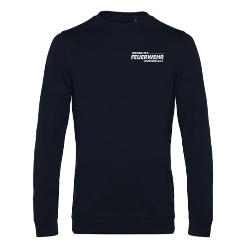 Social Netwear | Personalisierter Feuerwehr Sweater/Sweatshirt mit Druck auf Brust & Rücken | Individuelles Design für Feuerwehr-Fans | Feuerwehrjubiläum von Social Netwear