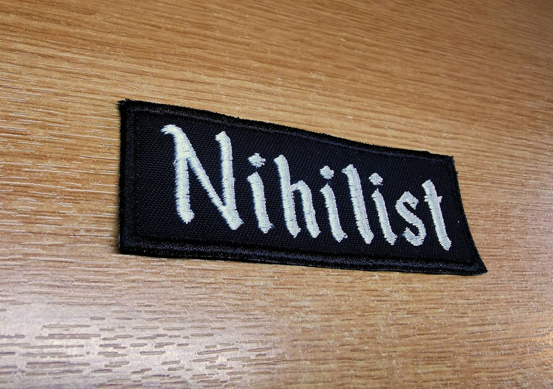 Nihilist Gestickter Aufnäher Dsbm Nihilistisch Aufbügler von SocialRebellion