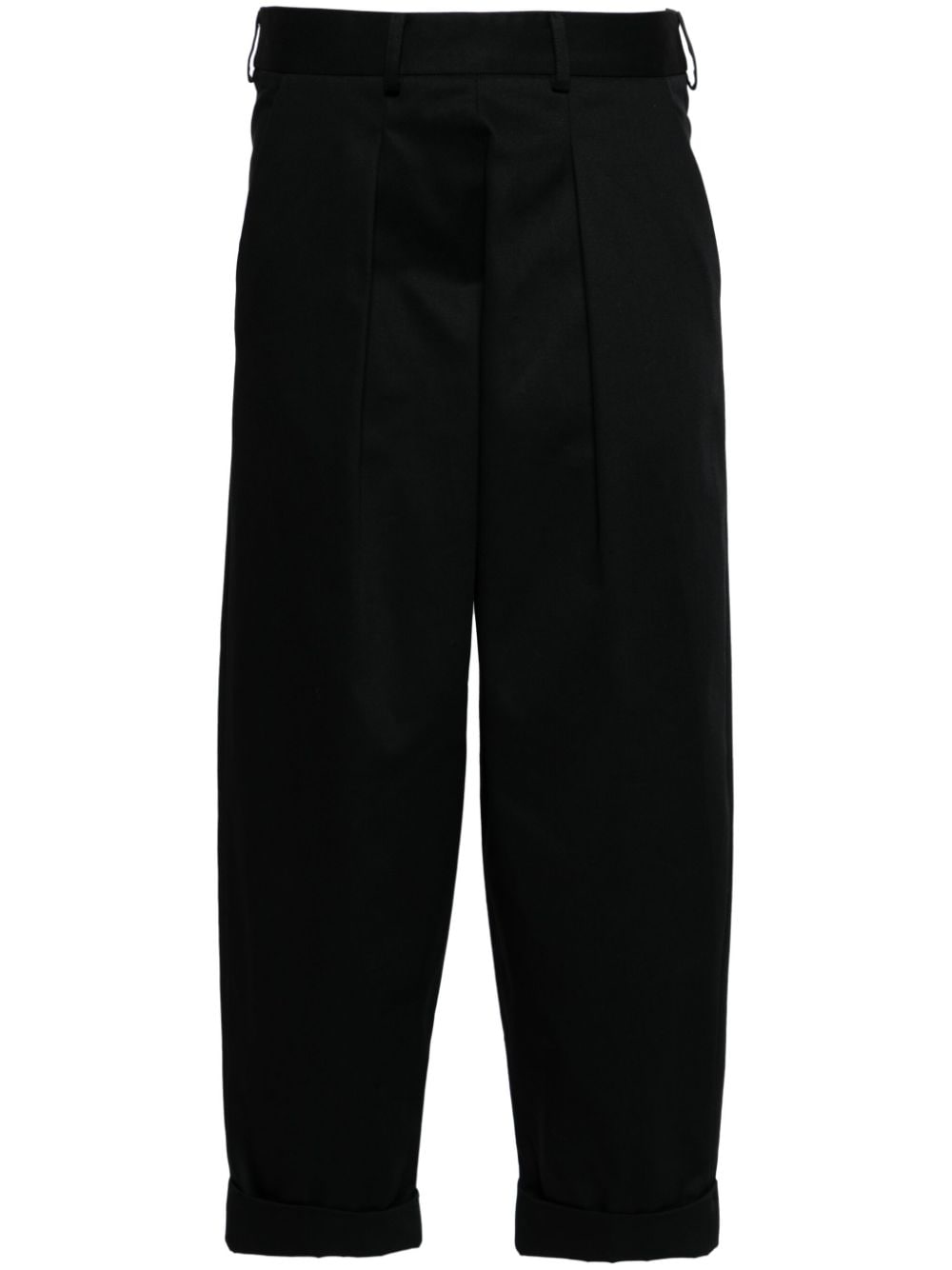 Société Anonyme De Flores Cropped-Hose - Schwarz von Société Anonyme