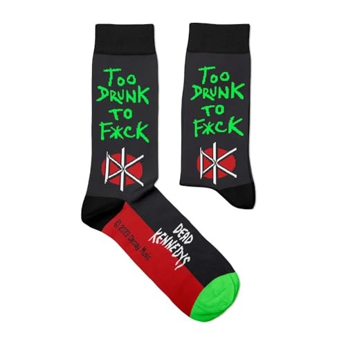 Sock Affairs – Unisex-Socken, Lustige Socken für Männer und Frauen – Lustige Coole Socken – Music Socks Modell Too Drunk von Sock Affairs
