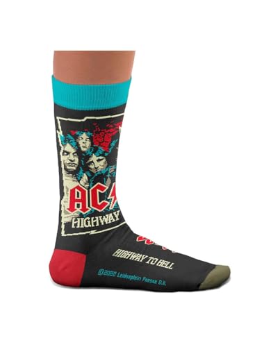 Sock Affairs – Unisex-Socken, Lustige Socken für Männer und Frauen – ACDC Socken, Lustige Coole Socken – Music Socks Modell ACDC von Sock Affairs