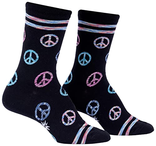 Sock It To Me, Damen Crew Funky Socken, Seelenfrieden, Einheitsgröße von Sock It To Me