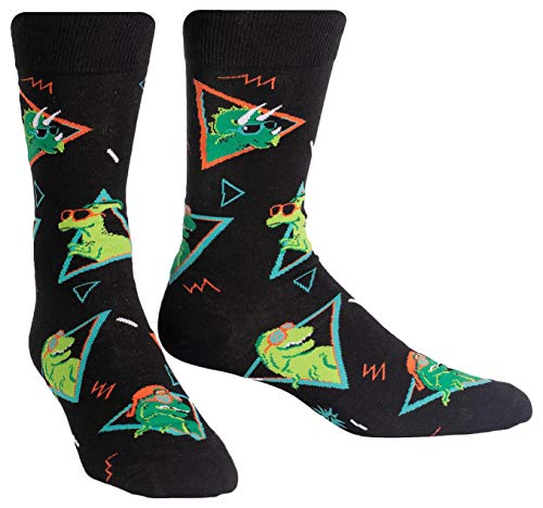 Sock It To Me Jurassic Dinosaurier-Socken für Herren, Schwarz, Einheitsgr��e von Sock It To Me