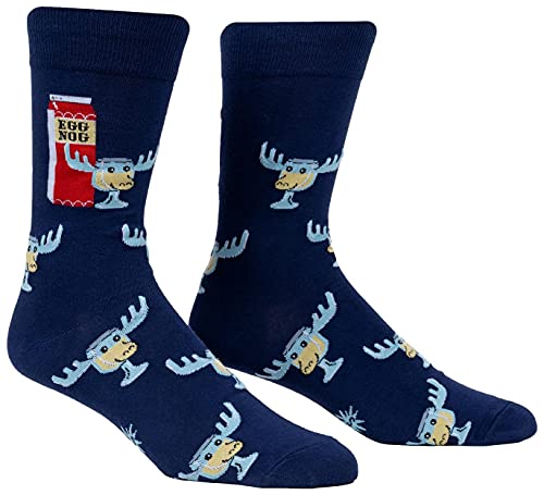 Sock It To Me, Weihnachtssocken für Herren, Ei Nog Elch Tasse, Einheitsgr��e von Sock It To Me