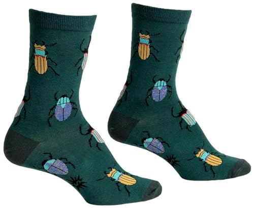 Sock It To Me Damen Fun Crew Socken, Beetle-Mania, Einheitsgröße von Sock It To Me
