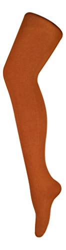 Sock Snob - Damen 80 den bunt strumpfhose blickdicht in 10 farbig (Large 39-42", Potters Clay) von Sock Snob